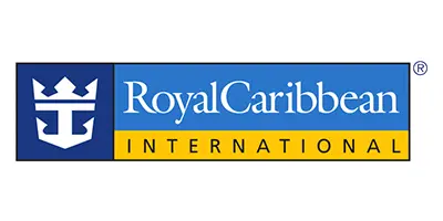 Royal Caribbean International logo with blue and yellow colors.