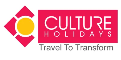 Logo of Culture Holidays with travel theme.